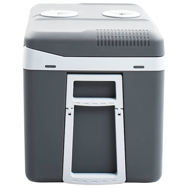 vidaXL Portabel termoelektrisk kylbox 40 L 12 V 230 V E grå