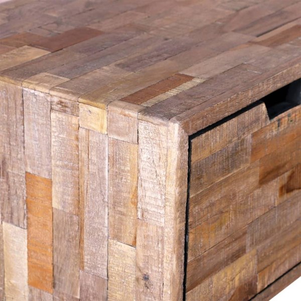 vidaXL Konsolbord i återvunnen teak Brun