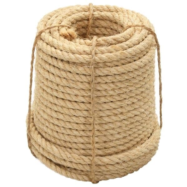 vidaXL Rep 100% sisal 14 mm 100 m Brun