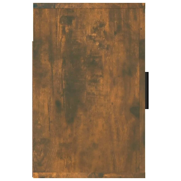 vidaXL Väggmonterade sängbord 2 st rökfärgad ek 50x30x47 cm Brun