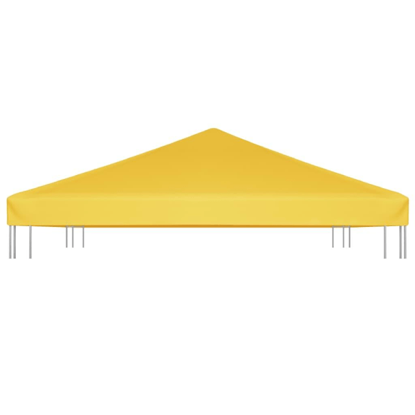 vidaXL Paviljongtak 270 g/m² 4x3 m gul Gul