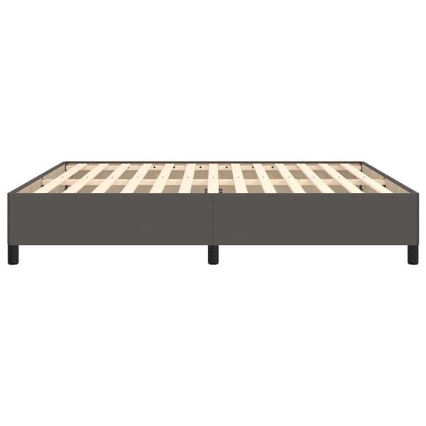 vidaXL Sängram grå 180x200 cm konstläder Grå