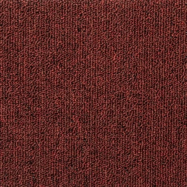 vidaXL Trappmattor 15 st 65x21x4 cm bordeaux rektangulär kant Röd