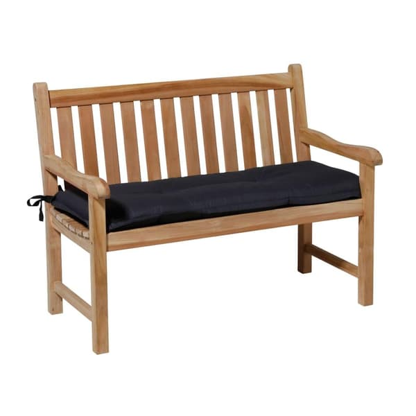 Madison Bänkdyna Basic 150x48 cm svart Svart