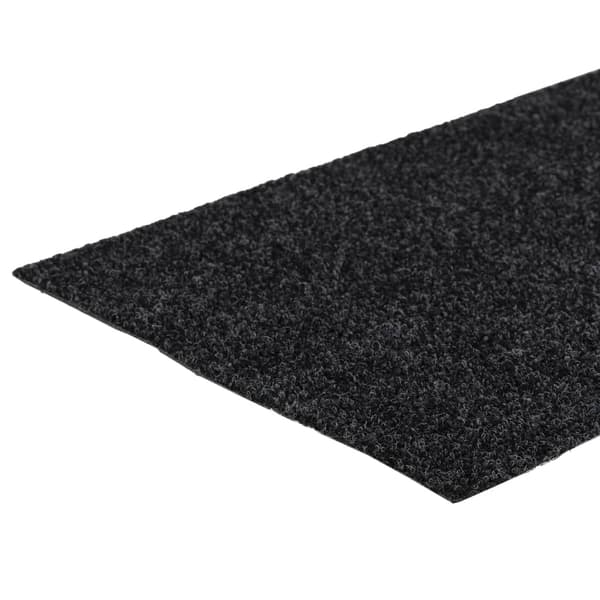 vidaXL Trappmattor självhäftande 15 st 60x25 cm mörkgrå rektangulära grå
