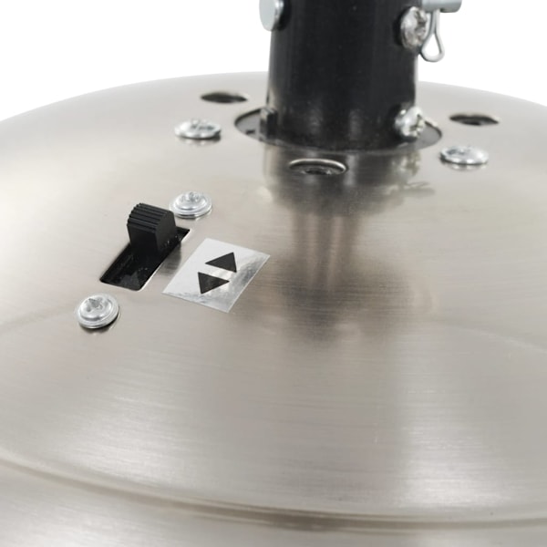 vidaXL Dekorativ takfläkt med lampa 128 cm vit Vit