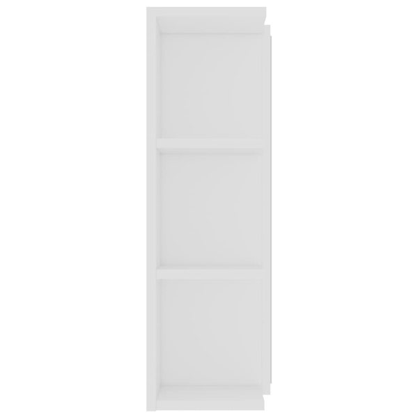 vidaXL Spegelskåp för badrum vit 80x20,5x64 cm konstruerat trä Vit