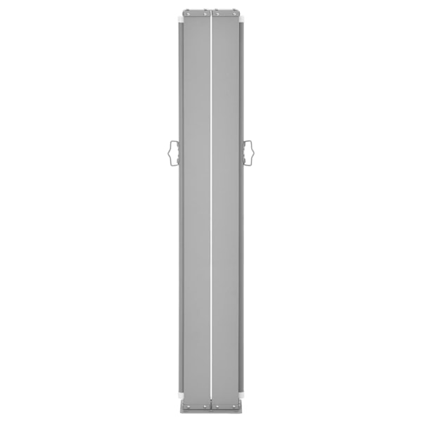 vidaXL Infällbar skärm 160x600 cm grå grå