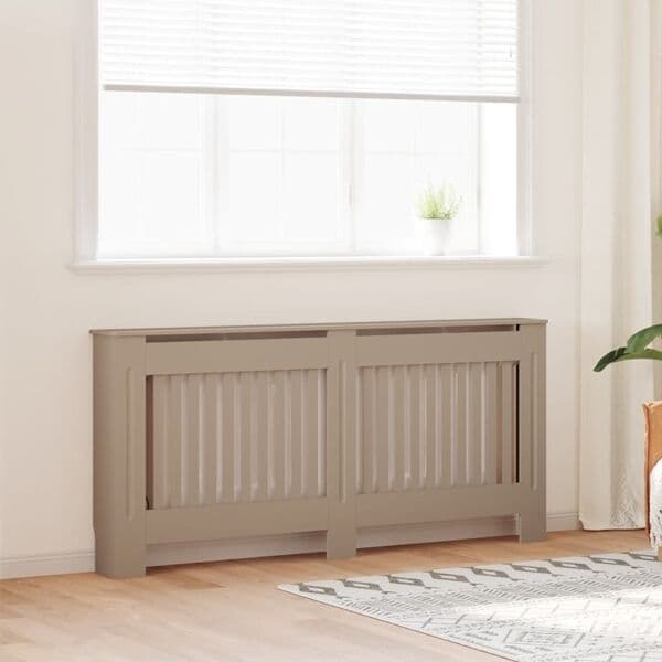 vidaXL Elementskydd 172x19x81 cm MDF Brun