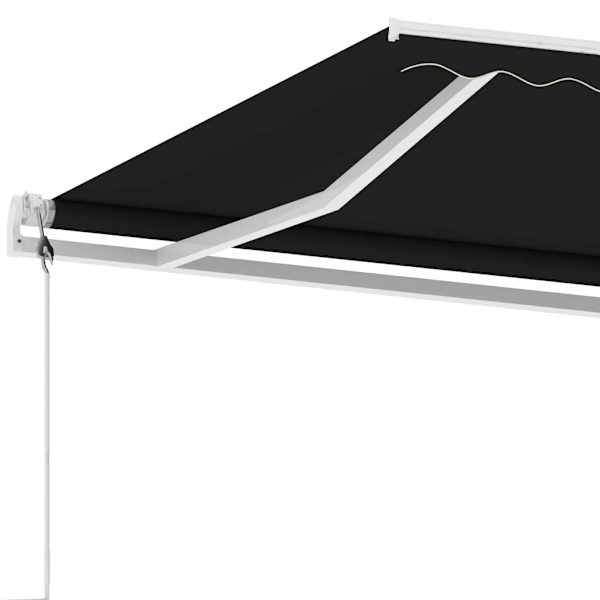 vidaXL Automatisk markis fristående 400x350 cm antracit Antracit