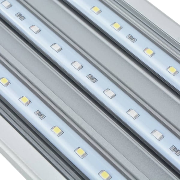 vidaXL Akvarielampa LED 50-60 cm aluminium IP67