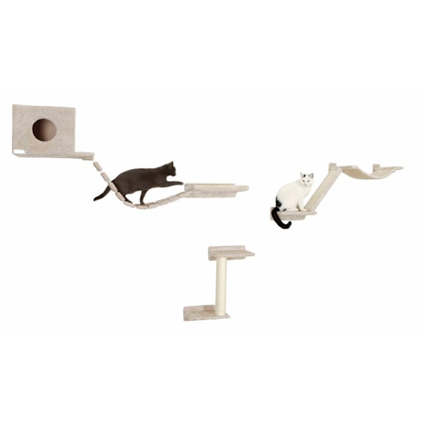 Kerbl Klättervägg för katter Mount Everest trä beige Beige