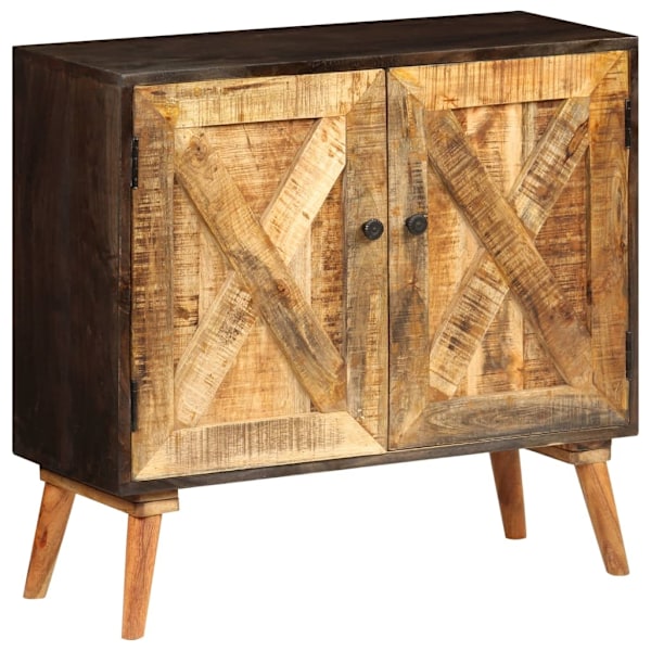 vidaXL Skänk massivt mangoträ 85x30x75 cm Brun