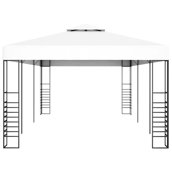 vidaXL Paviljong 6x3 m vit Vit