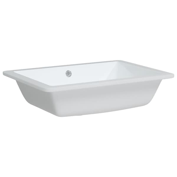 vidaXL Handfat vit 55,5x40x18,5 cm rektangulär keramik Vit