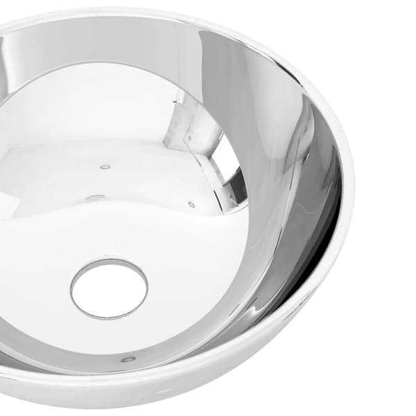 vidaXL Tvättställ 28x10 cm keramik silver Silver