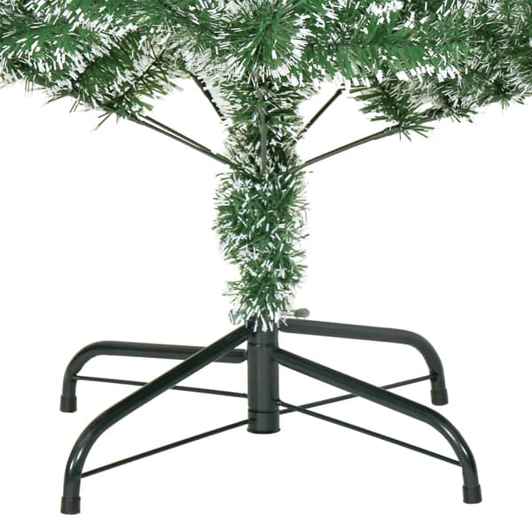 vidaXL Plastgran med snö grön 240 cm Grön