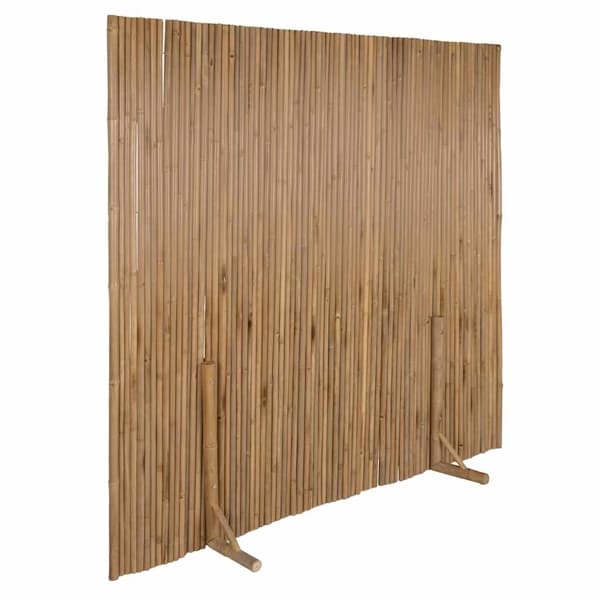 vidaXL Rumsavdelare bambu 180x180 cm Brun
