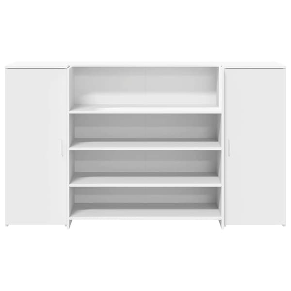 vidaXL Receptionsdisk vit 180x50x103,5 cm konstruerat trä Vit