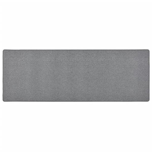 vidaXL Gångmatta mörkgrå 80x250 cm grå