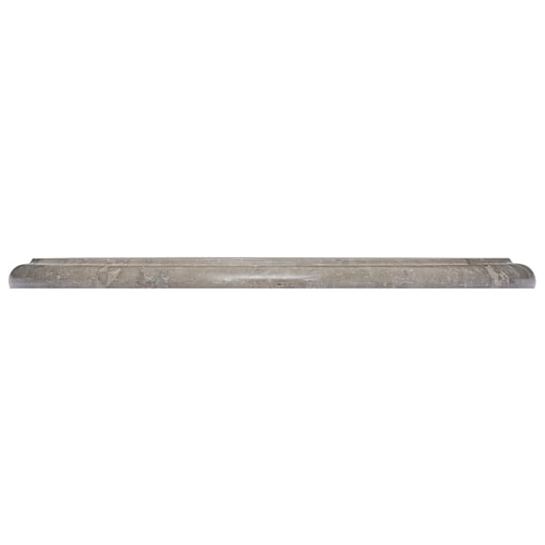 vidaXL Bordsskiva grå Ø40x2,5 cm marmor grå