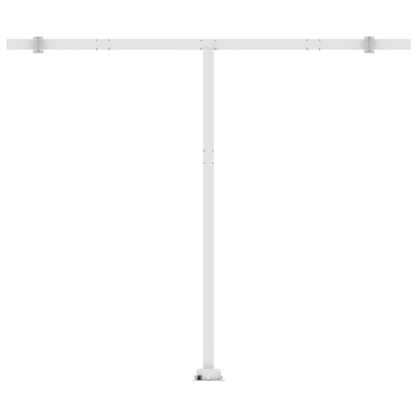 vidaXL Fristående markis manuell 300x250 cm gräddvit Creme