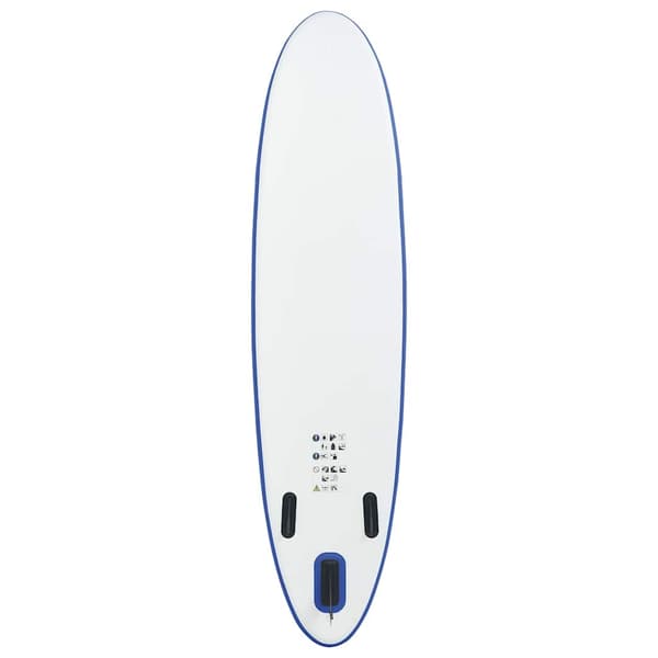 vidaXL SUP surfingbräda uppblåsbar blå och vit Blå