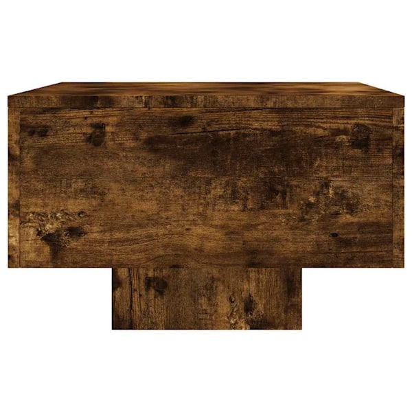vidaXL Soffbord rökfärgad ek 100x49,5x31 cm konstruerat trä Brun