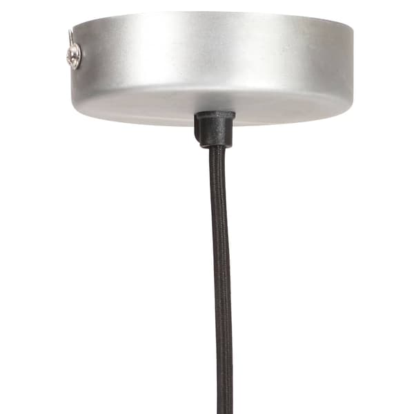 vidaXL Hänglampa 25 W silver rund 28,5 cm E27 Silver