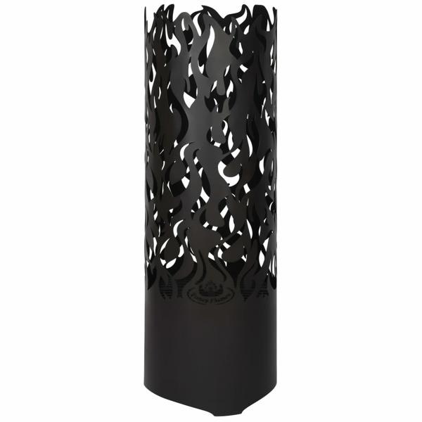 Esschert Design Eldkorg Flames kolstål svart FF408 Svart