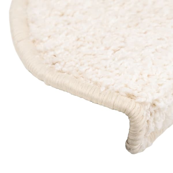 vidaXL 15 st Trappstegsmattor vit 65x25 cm Vit
