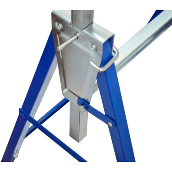 vidaXL Bockar metall 2-pack 150 kg Gul
