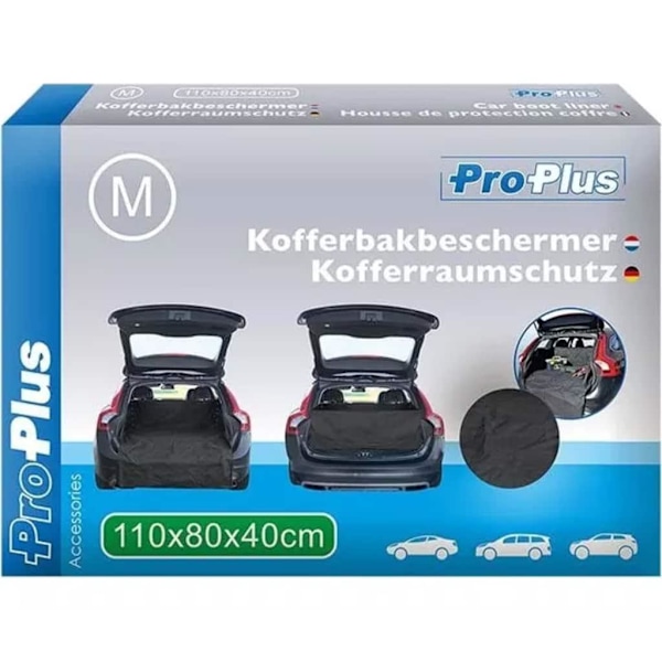 ProPlus Skydd för bagageutrymme M 110x80x40 cm Svart