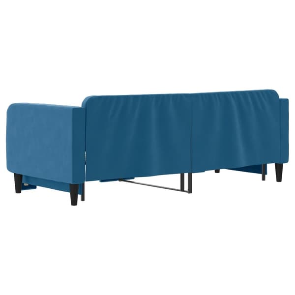 vidaXL Dagbädd utdragbar blå 80x200 cm sammet Blå