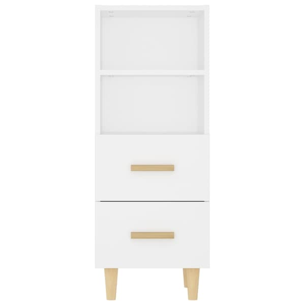vidaXL Skåp vit 34,5x34x90 cm konstruerat trä Vit
