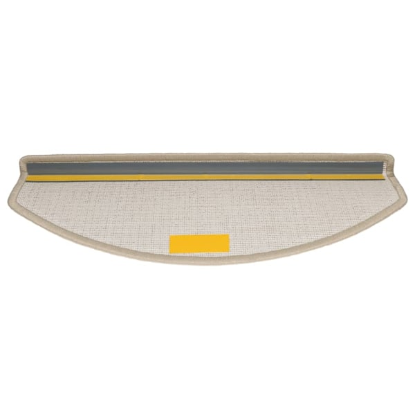 vidaXL 15 st Trappstegsmattor taupe 65x24x4 cm Taupe