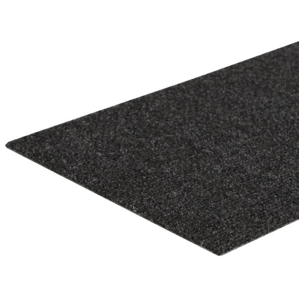 vidaXL Trappmattor självhäftande 15 st 60x25 cm antracit rektangulära grå
