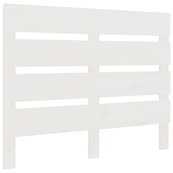 vidaXL Sängram vit 75x190 cm massiv furu Vit