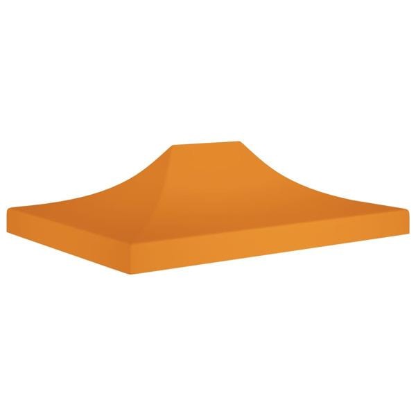 vidaXL Tak till partytält 4x3 m orange 270 g/m² Orange
