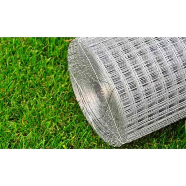 vidaXL Hönsnät galvaniserat stål 25x1 m silver Silver