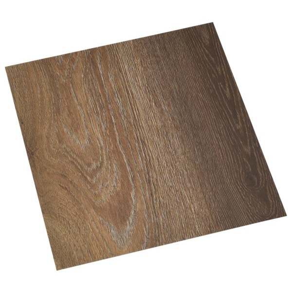 vidaXL Självhäftande golvplankor 20 st PVC 1,86 m² brun Brun