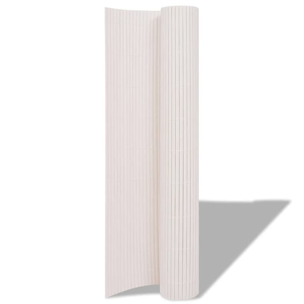 vidaXL Insynsskydd 150x300 cm vit Vit