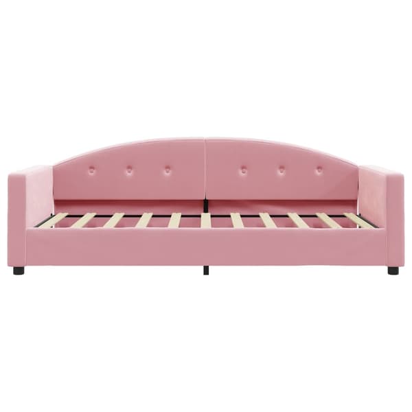 vidaXL Dagbädd rosa 80x200 cm sammet Rosa