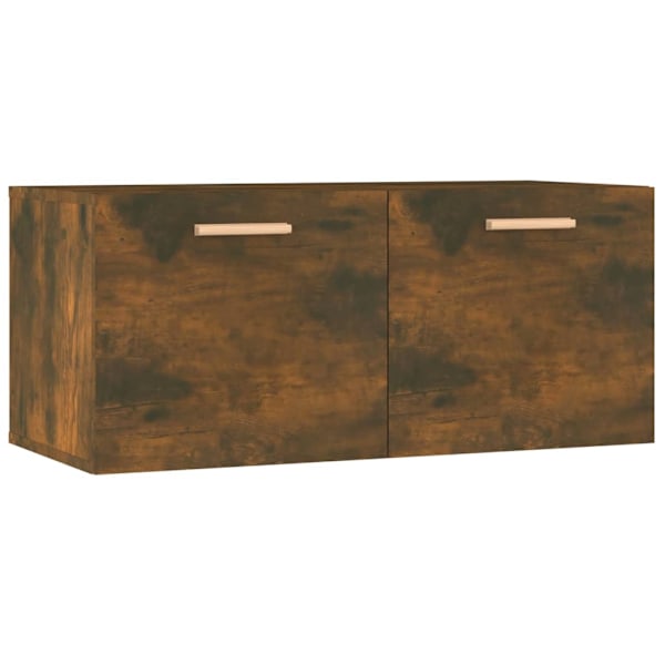 vidaXL Väggskåp rökfärgad ek 80x35x36,5 cm konstruerat trä Brun