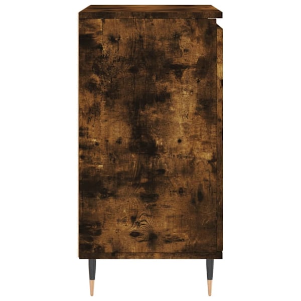 vidaXL Byrå rökfärgad ek 60x35x70 cm konstruerat trä Brun