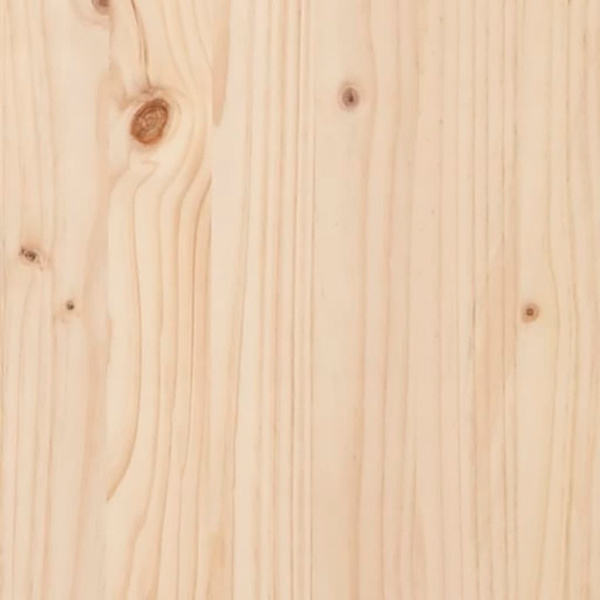 vidaXL Bordsskiva Ø40x2,5 cm massiv furu Brun