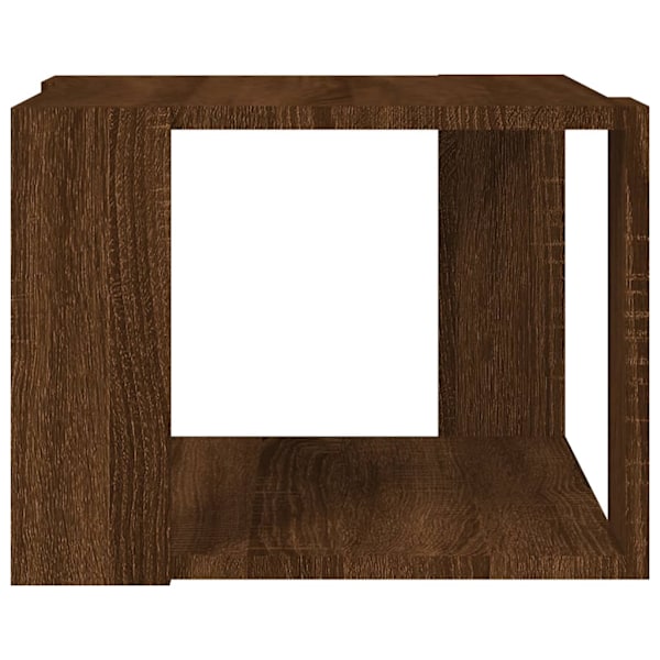 vidaXL Soffbord brun ek 40x40x30 cm konstruerat trä Brun