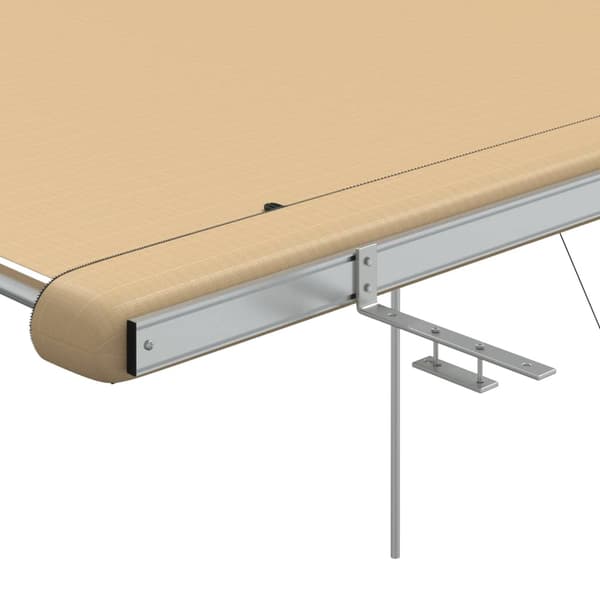 vidaXL Husvagnsmarkis 3x2,5x2,15 m beige Beige