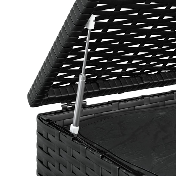 vidaXL Dynbox PE-rotting 100x97,5x104 cm svart Svart