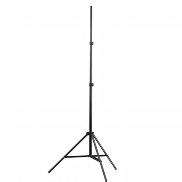vidaXL Ljusstativ höjd 78-210 cm Svart